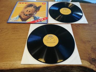 Alf Hörspieldoppelschallplatte Folge 2 Originalaufnahmen aus der TV-Serie 1988 835892-1 Karussell Deutsche Doppel Pressung VG+/VG+
